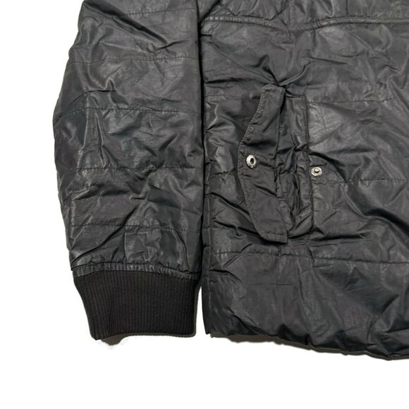 Yoki Jacket Mens Large Black Fleece Lined Hood Field Pockets - Picture 7 of 11